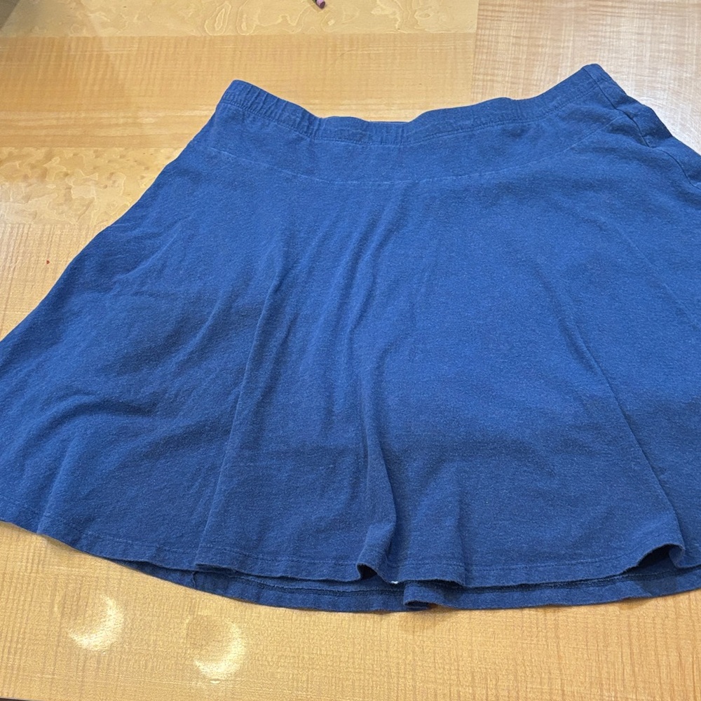 Lands end Blue Girls Skort